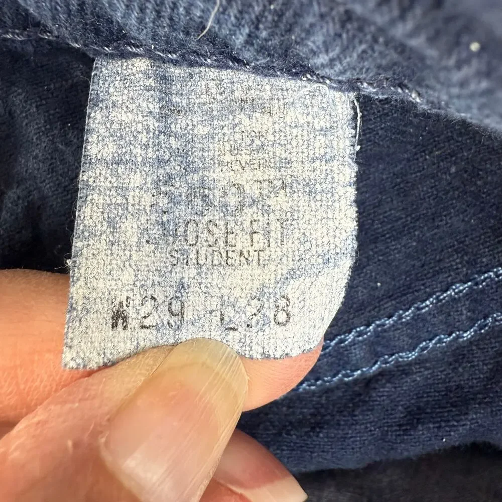 Levi's 560 Jeans Men's 29x28 Indigo Blue Orange Tag Loose Fit Vintage Made in US